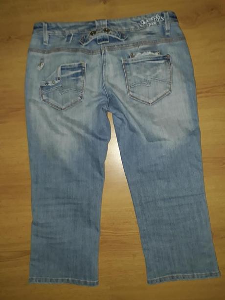 Dámské džínové trictvrtacky, vel 38, 38