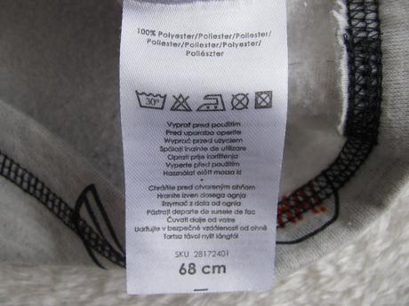 Chlapecká šedá mikina s kapucí, pepco,68