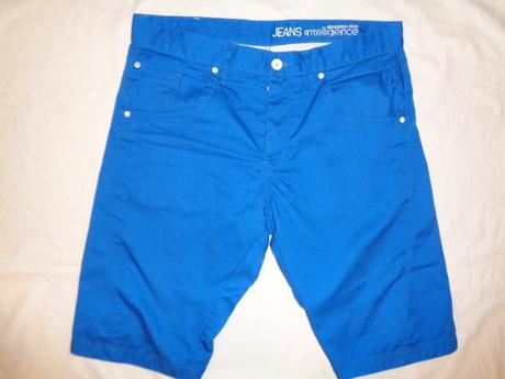 Luxusní tmavomodré riflové kraťasy, xl