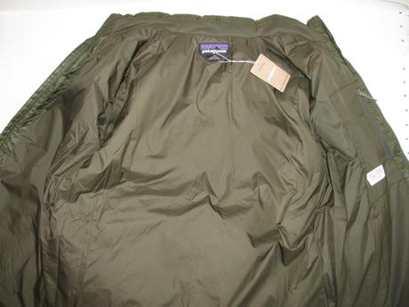 Dámská přechodná khaki prošívaná parka patagonia, l