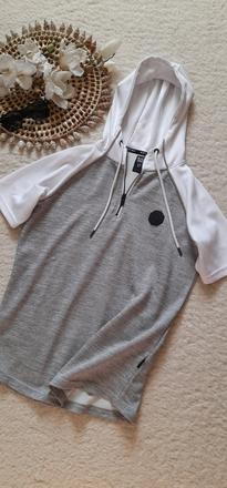 Black squad sportovní triko s kapucí, xs