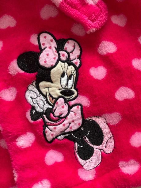 Ob/ nádherný huňatý župan minnie - v.12/18 měs., disney,86