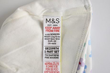 Body vel. newborn, marks & spencer,50