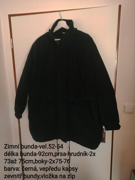 Zimní bunda- dámská,vel.52-54, xxl