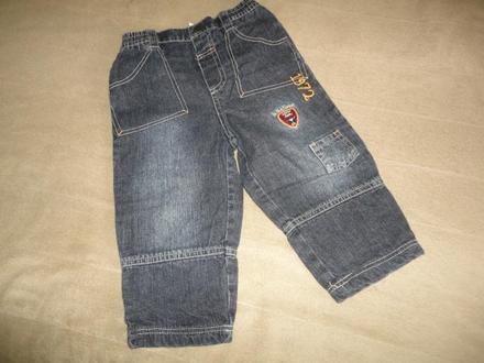 Jako nové vypodložené riflíky c+a, vel. 12-18 měs., c&a,86