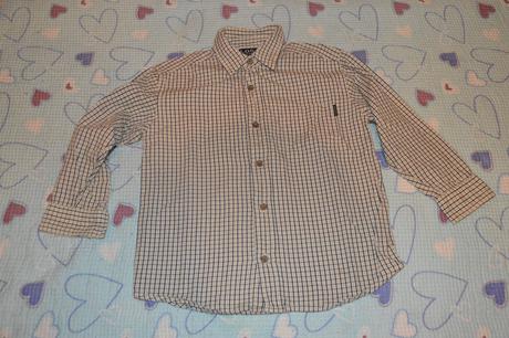 104 110 kostkovaná bavlněná košile, h&m,110