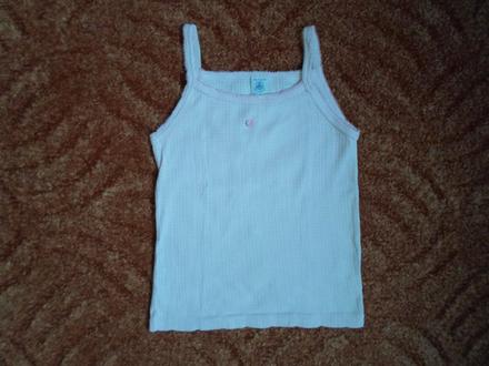 Bílé růžové tričko tílko, 128