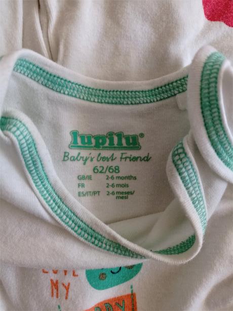 Body dlouhý rukáv 68 lupilu, lupilu,68