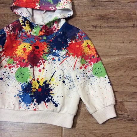 Mikina s barevnými cákanci, 98