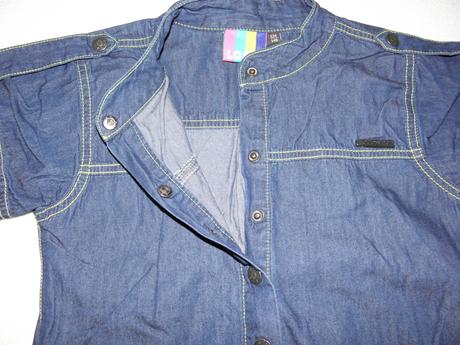 Riflové / džínové šaty zn. loap vel.134/140, loap,134