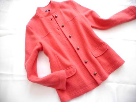 Betty barclay vlnené sako-kabátik m-l, m