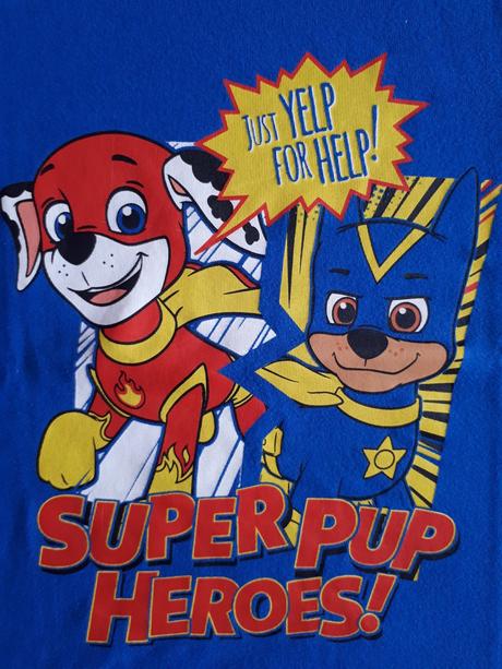 Dětské tričko tlapková patrola, vel.110/116, nickelodeon,110