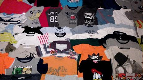 Chlapecký mix věcí vel.116-128 jaro/léto/podzim, 122–134