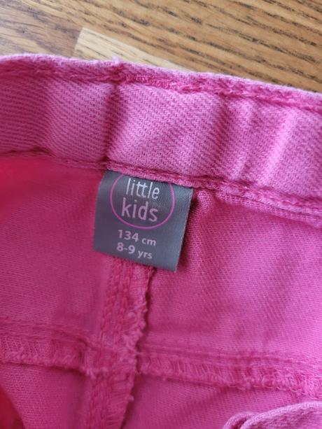 Džínové široké kalhoty vel. 134, 134