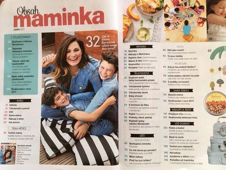 Časopis maminka 1,3-6/2017, 1/2018 (6 ks),