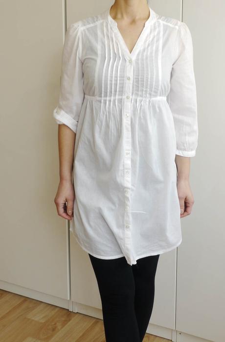 Dlouha slaba bluza 3/4 rukav -slaba bavlna, h&m,34