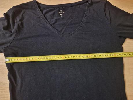 Tričko s dl. rukávem černé ca basics, c&a,m