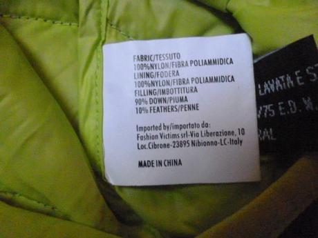 Péřová prošívaná bunda vel. s a dámská l, s