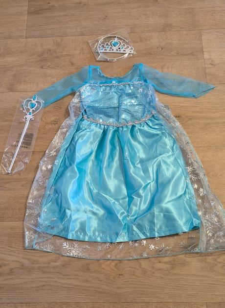 Ka492 karnevalový kostým elsa, frozen vel. 98/104,