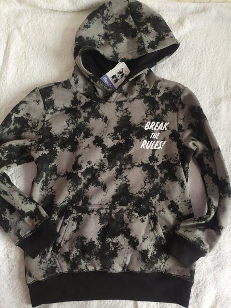 Šedá mikina klokanka, dopodopo,128