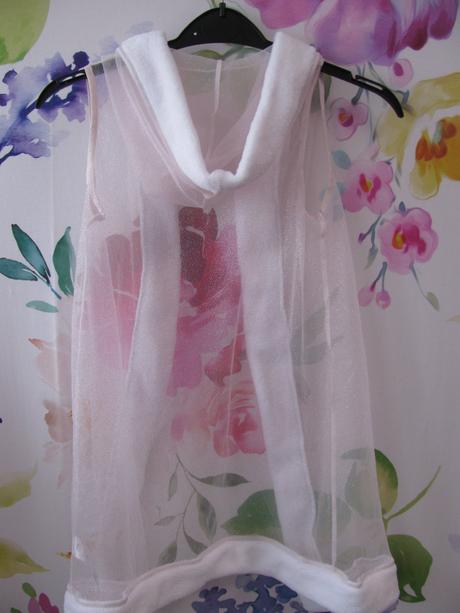 Karneval - růžový tylový plášť s kapucí,princezna,