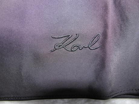 Hedvábný top s krajkou karl lagerfeld, 36