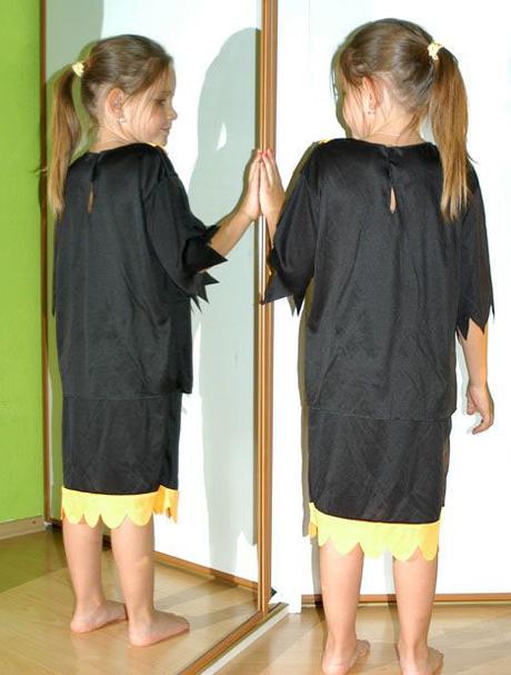 Karnevalový kostým / maska kytička či čarodějnice,