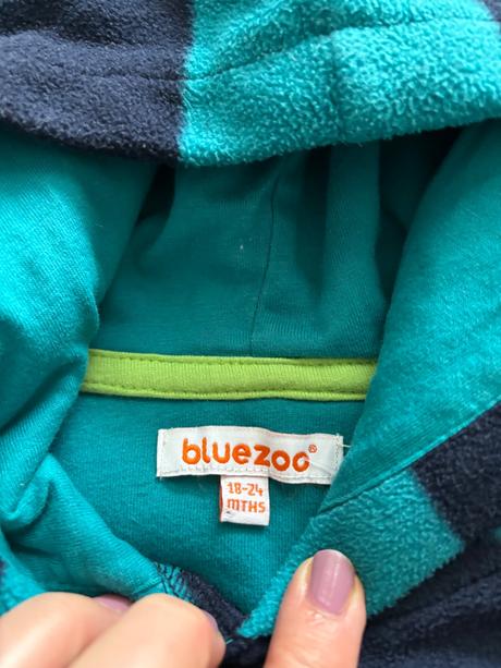 Mikina flecová - v.18/24 měs, bluezoo,92