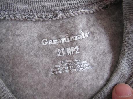 Tmavě šedá bavlněná mikina s dinosaury, 92