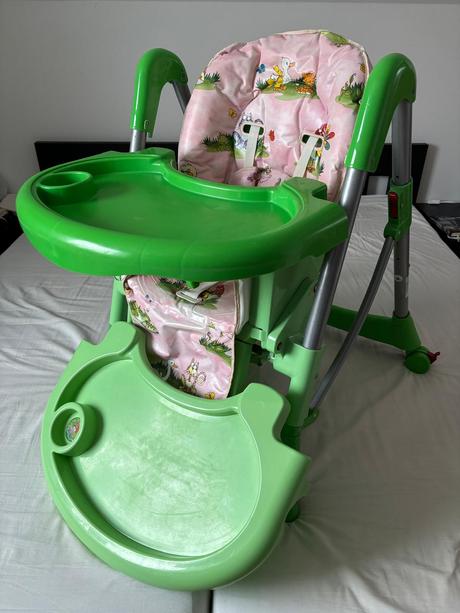 Židlička s pultem polohovatelná s příslušenstvím, 