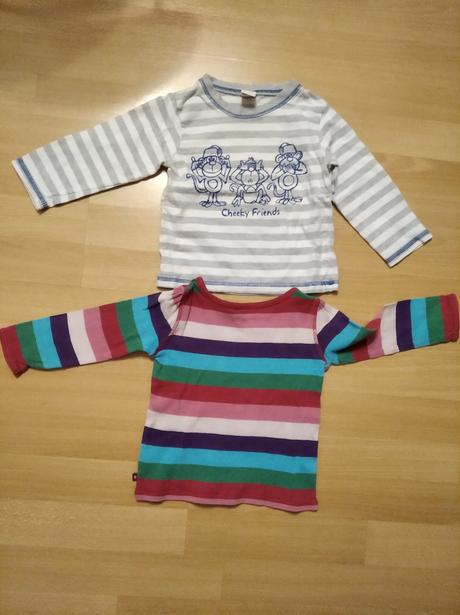 Dvě trička s dlouhým rukávem, adams,92