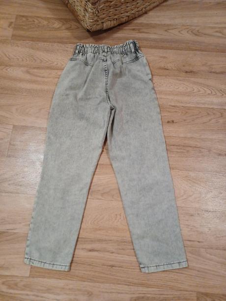 Džíny h&m do gumy mom jeans, h&m,146