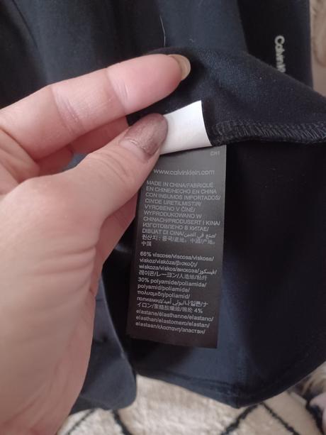 Černé šaty calvin klein 164/xs, calvin klein,164