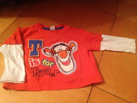 Dětská halenka tygr z medvídka pú, pooh v. 74 - 80, disney,74