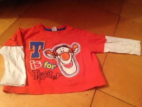 Dětská halenka tygr z medvídka pú, pooh v. 74 - 80, disney,74