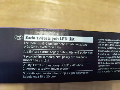 Led světelné lišty, 