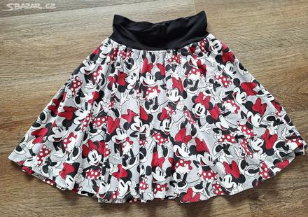Kolová sukně s minie, vel xl, l