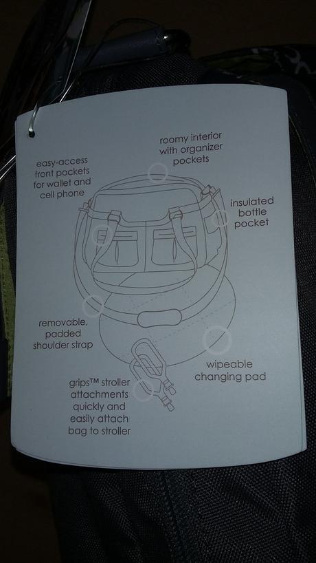 Jj cole satchel stone arbor přebalovací taška, jj cole