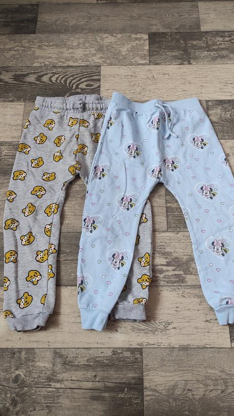 Tepláky dívčí 2ks stř.teplé 104-110, george,104