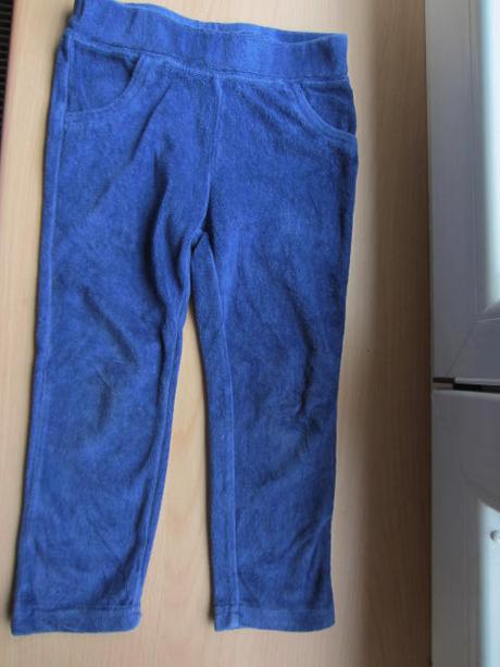 Sametové, teplé tepláčky, legíny, f&f,98