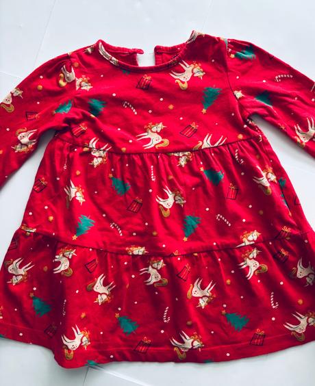Ob/ šaty vánoční- v.12/18 měs., 86