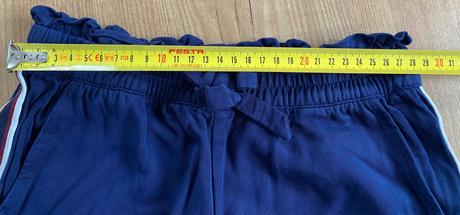 Tmavě modré kalhoty, h&m,140