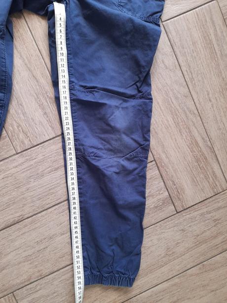 Slabé plátěné jogger kalhoty zn. hm, vel. 128, h&m,128