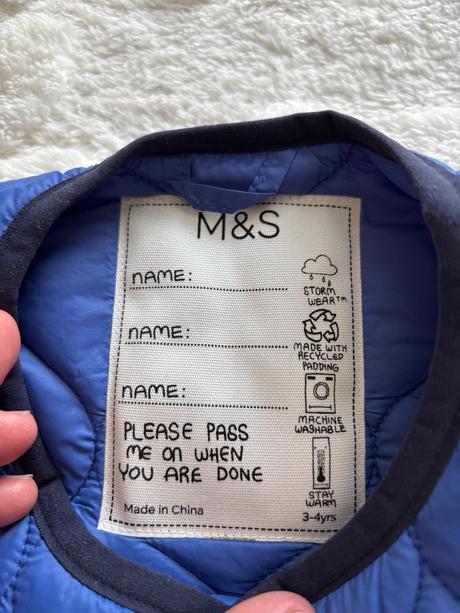 Vesta krásná prošitá - v.3/4 roky, marks & spencer,104