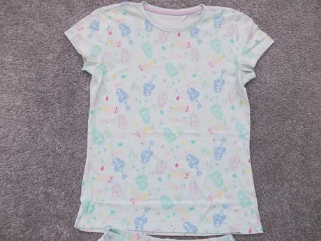 Krátká letní pyžama / pyžamka rainbow, vel.146, c&a,146