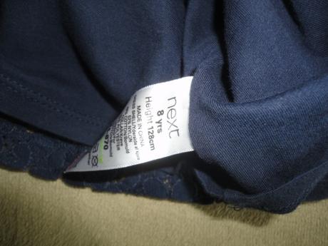 Krajkové společenské šaty next, vel. 7/8 let, next,122