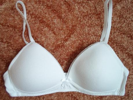 Bílá dívčí podprsenka 65b, 65b