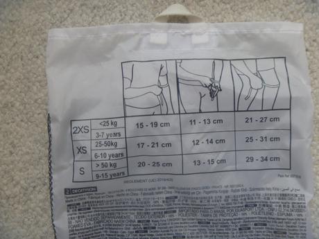 Sada tří párů chráničů na in-line zn. oxelo v. xs, xs