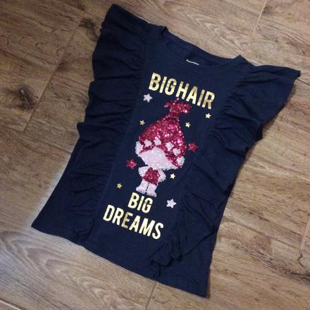 Tbavlněné tričko ,,trolls" zn. next, next,134