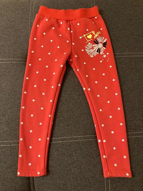 Thermo legíny - zateplené s kožíškem, 110